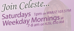 Innervision Christian Counseling:: Sundays with Celeste WMUZ 103.5 FM Radio